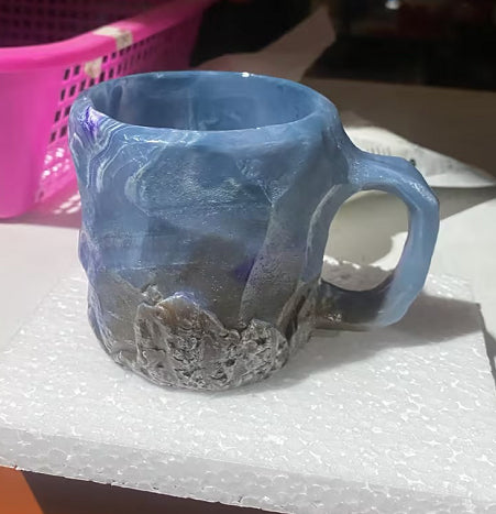 Mountain Rock Mineral Crystal Mug