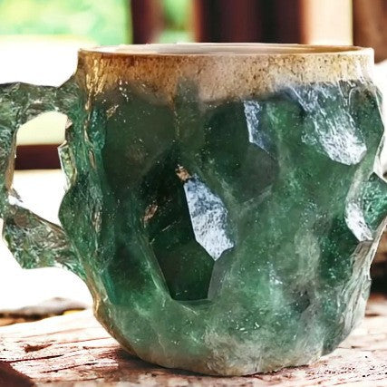 Mountain Rock Mineral Crystal Mug