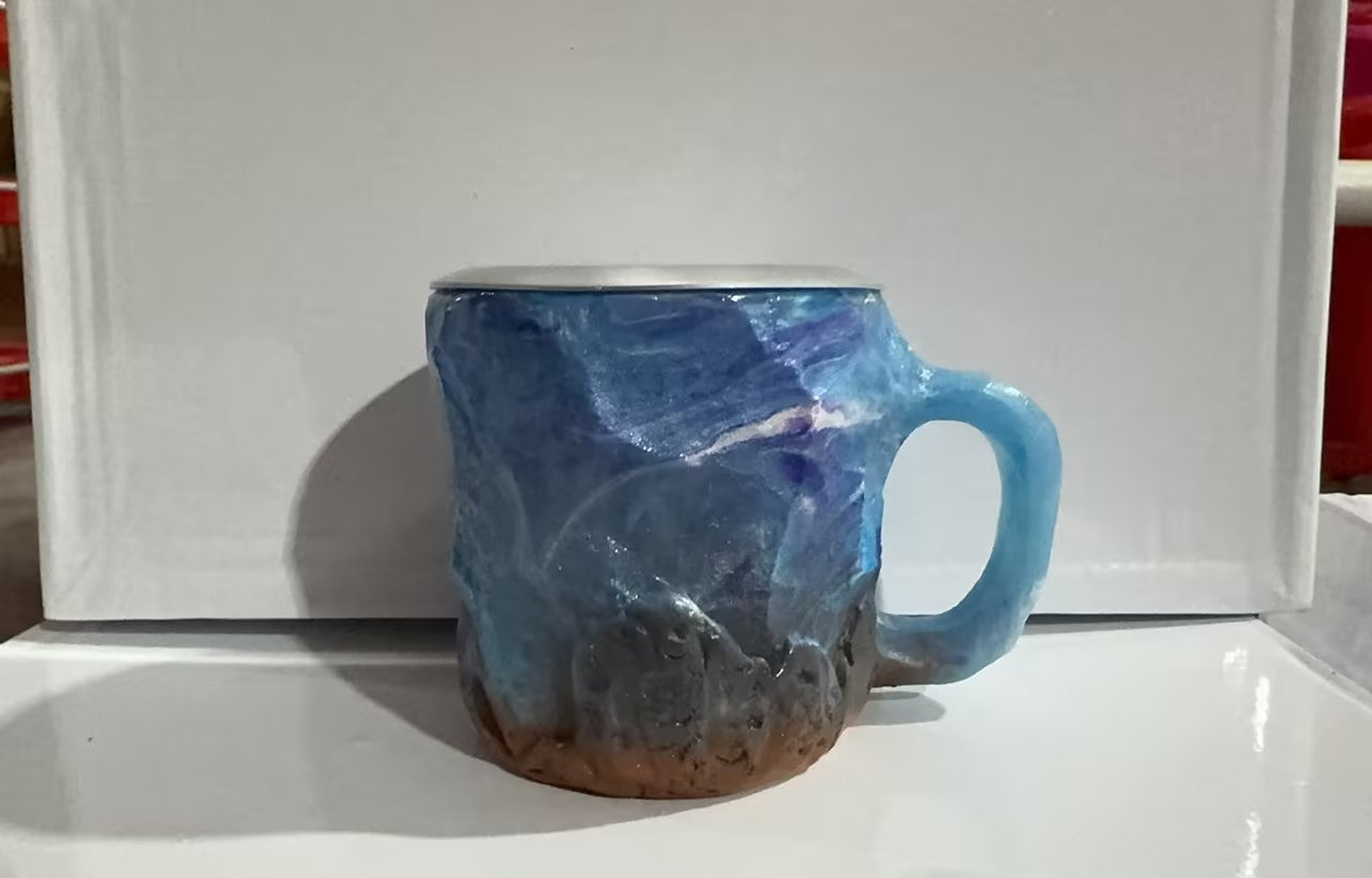 Mountain Rock Mineral Crystal Mug
