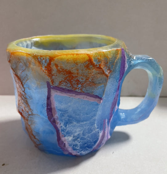 Mountain Rock Mineral Crystal Mug