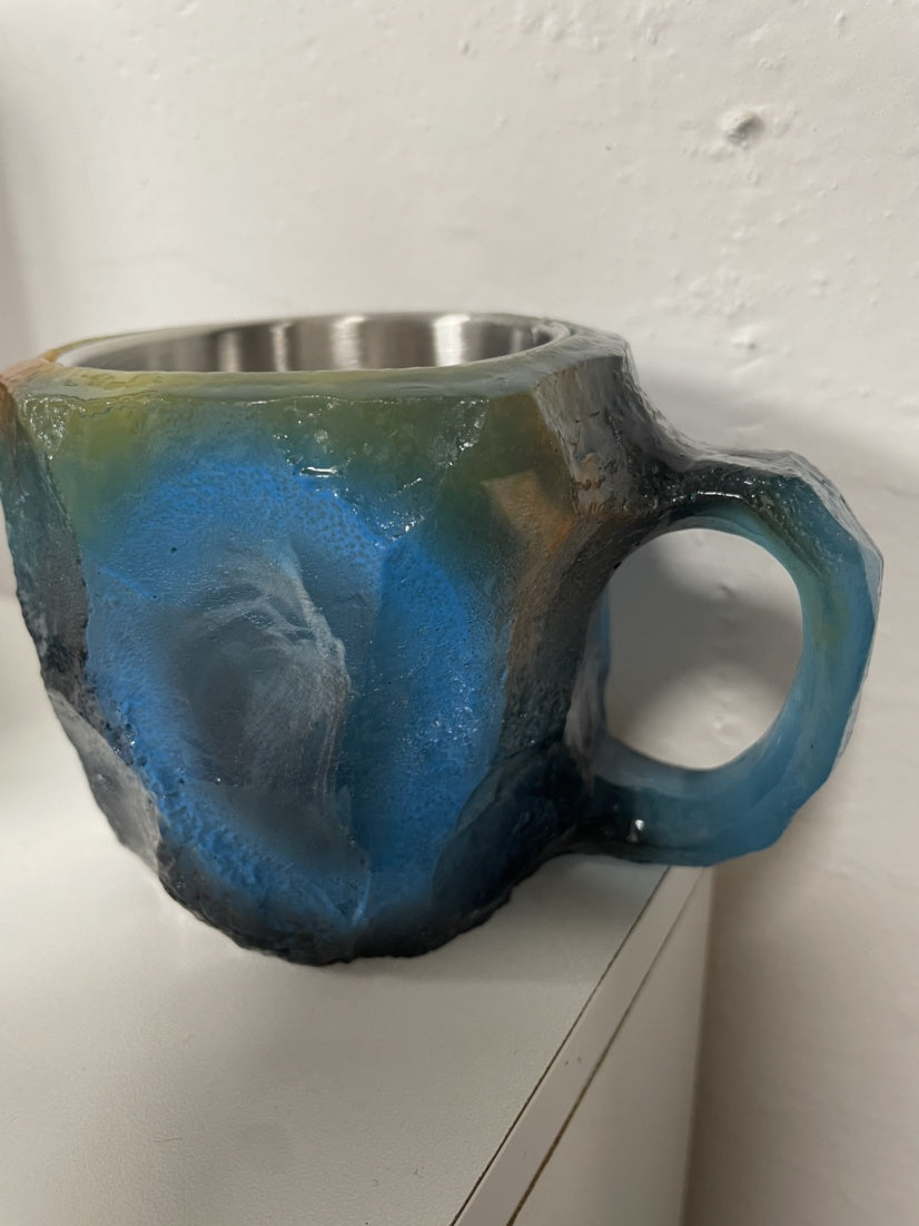 Mountain Rock Mineral Crystal Mug