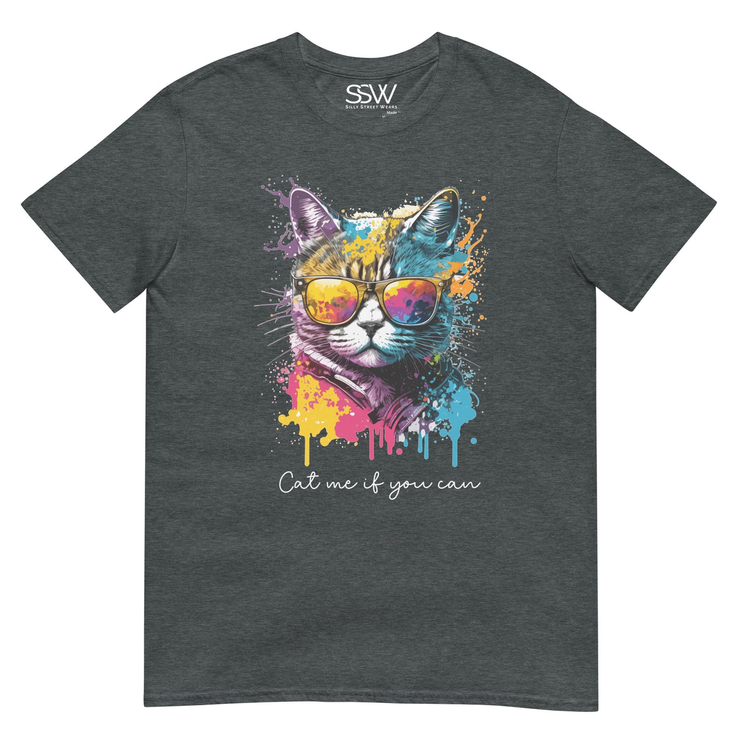 Cat Time Colorful Unisex T-Shirt