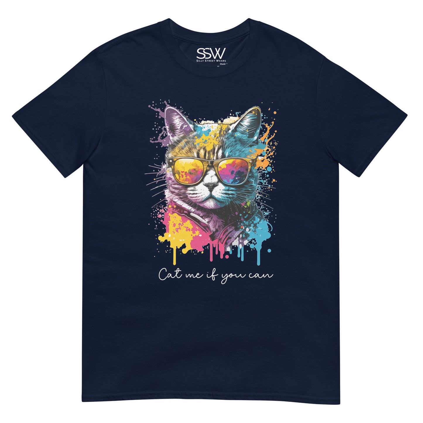 Cat Time Colorful Unisex T-Shirt