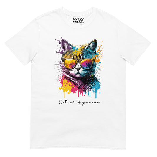 Cat Time Colorful Unisex T-Shirt