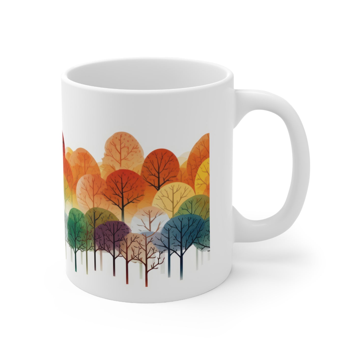 Rainbow Forest Ceramic Mug