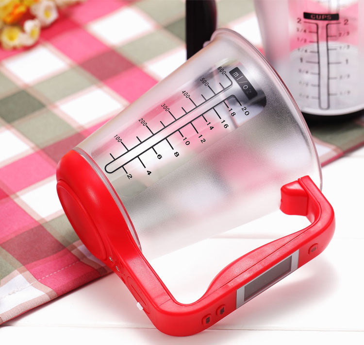 Clear View Electronic Scale Measuring Cup freeshipping - khollect