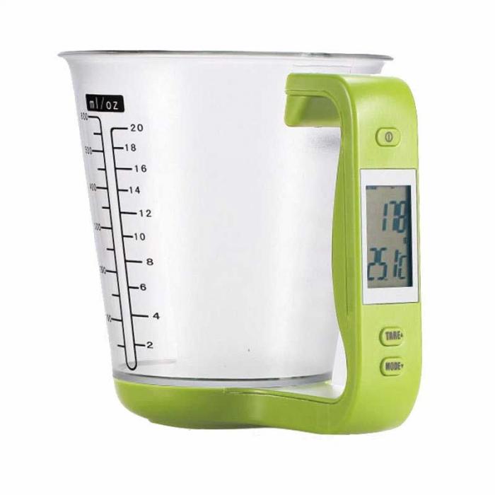 Clear View Electronic Scale Measuring Cup freeshipping - khollect