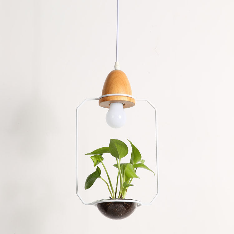 Monochrome Pendant Plant Chandelier freeshipping - khollect