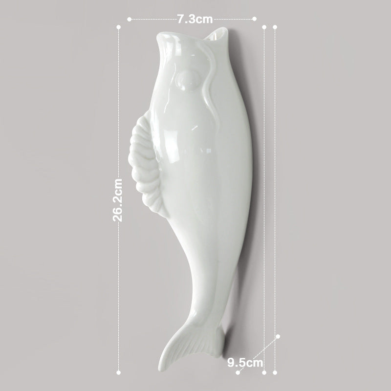 Ceramic Goldfish Vase Decor
