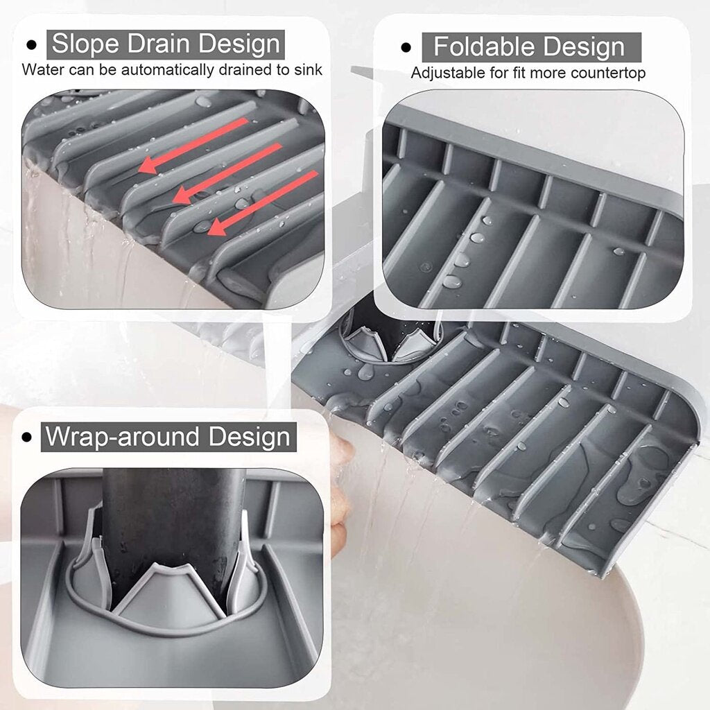 Silicone Kitchen Sink Splash Guard