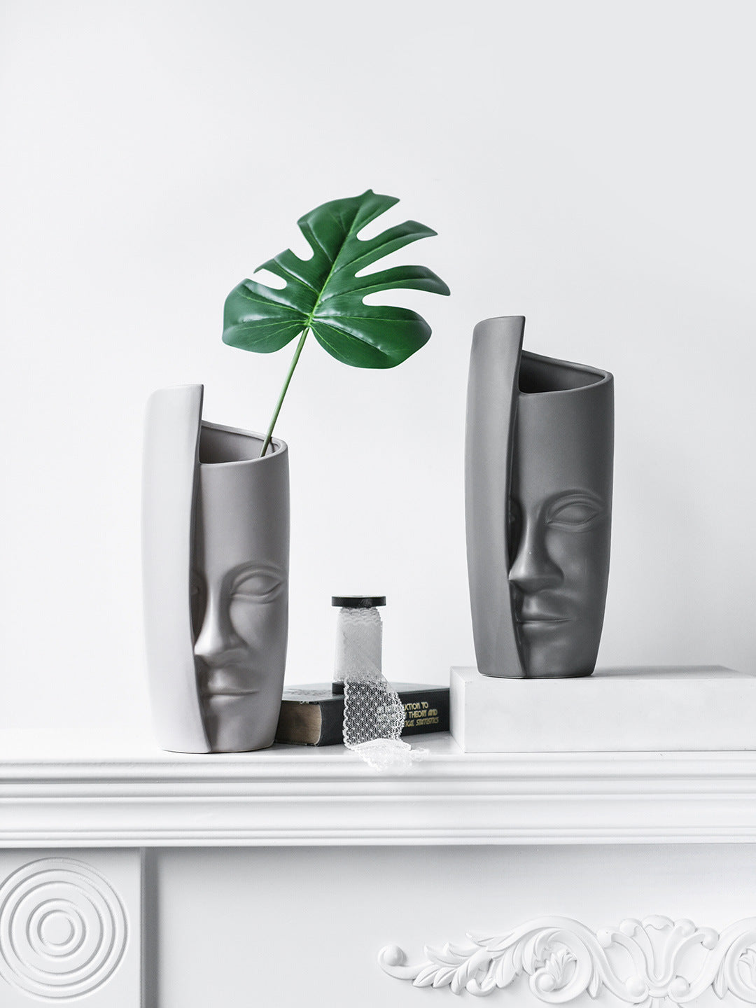 Modern Profile Ceramic Plant Vase