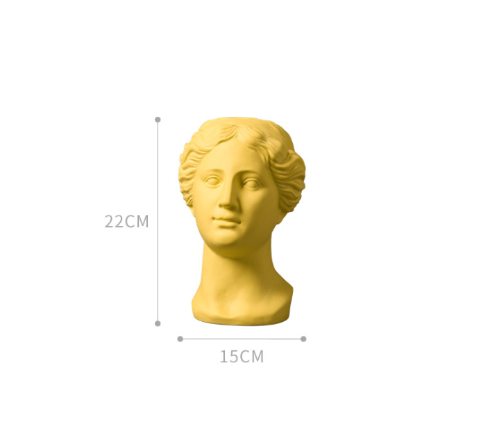 mythical goddess flower vase