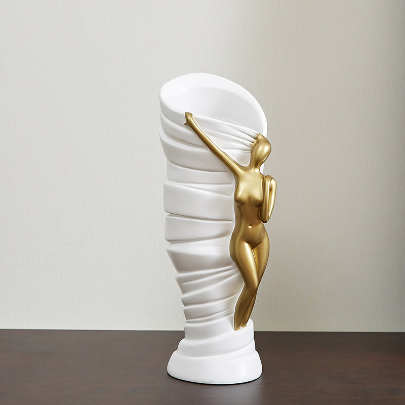 twister modern art vase decor