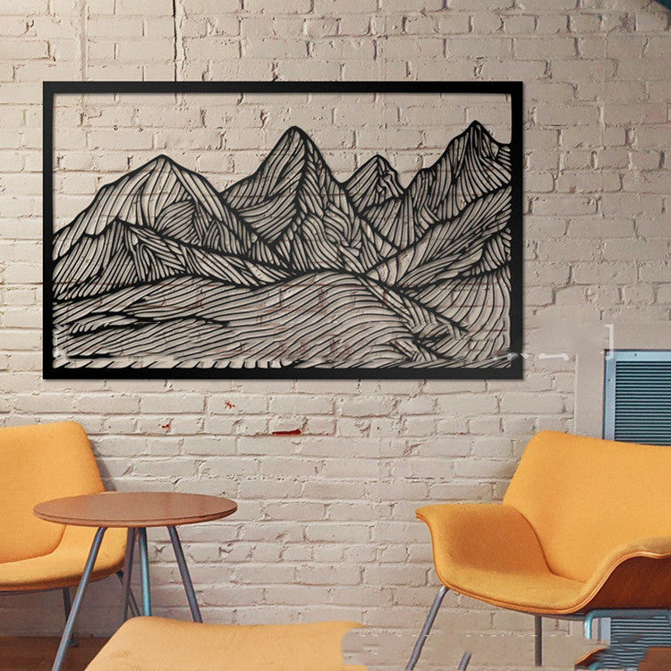 Mountain Wave Metal Art