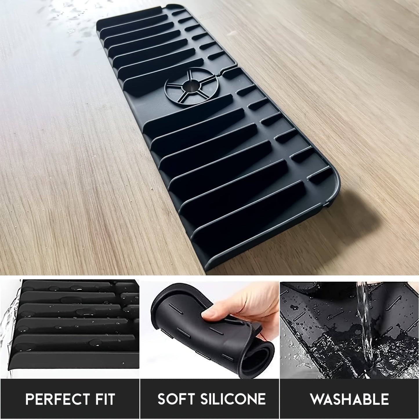 Silicone Kitchen Sink Splash Guard