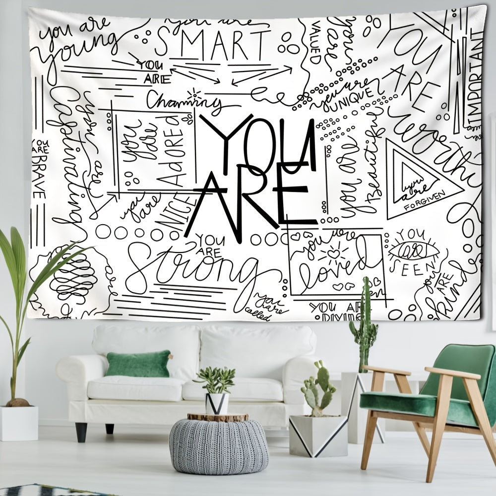 Dream Positive Inspirational Tapestry Decor