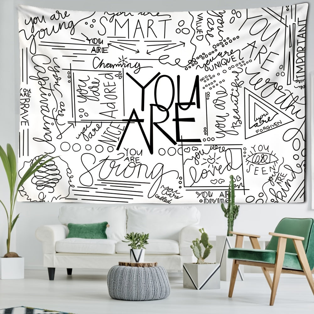 Dream Positive Inspirational Tapestry Decor