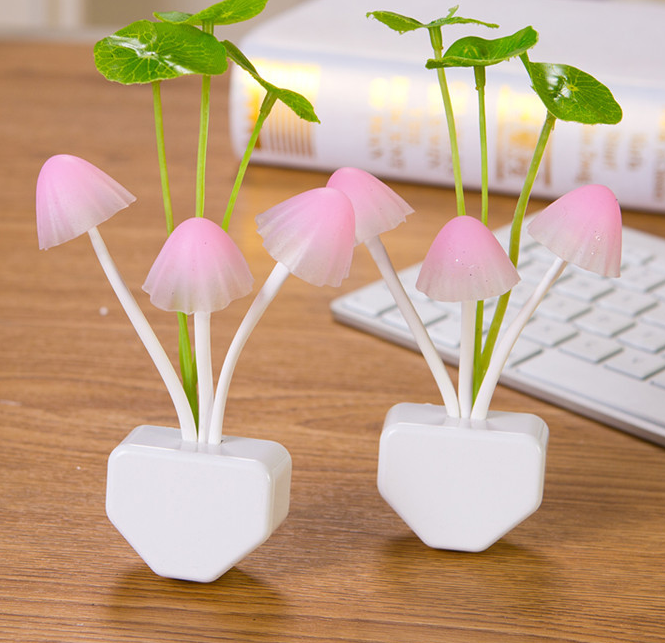 Gradient Color LED Mushroom Sensor Light freeshipping - khollect