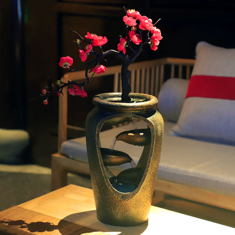 Waterfall Mirage Vase Decor freeshipping - khollect