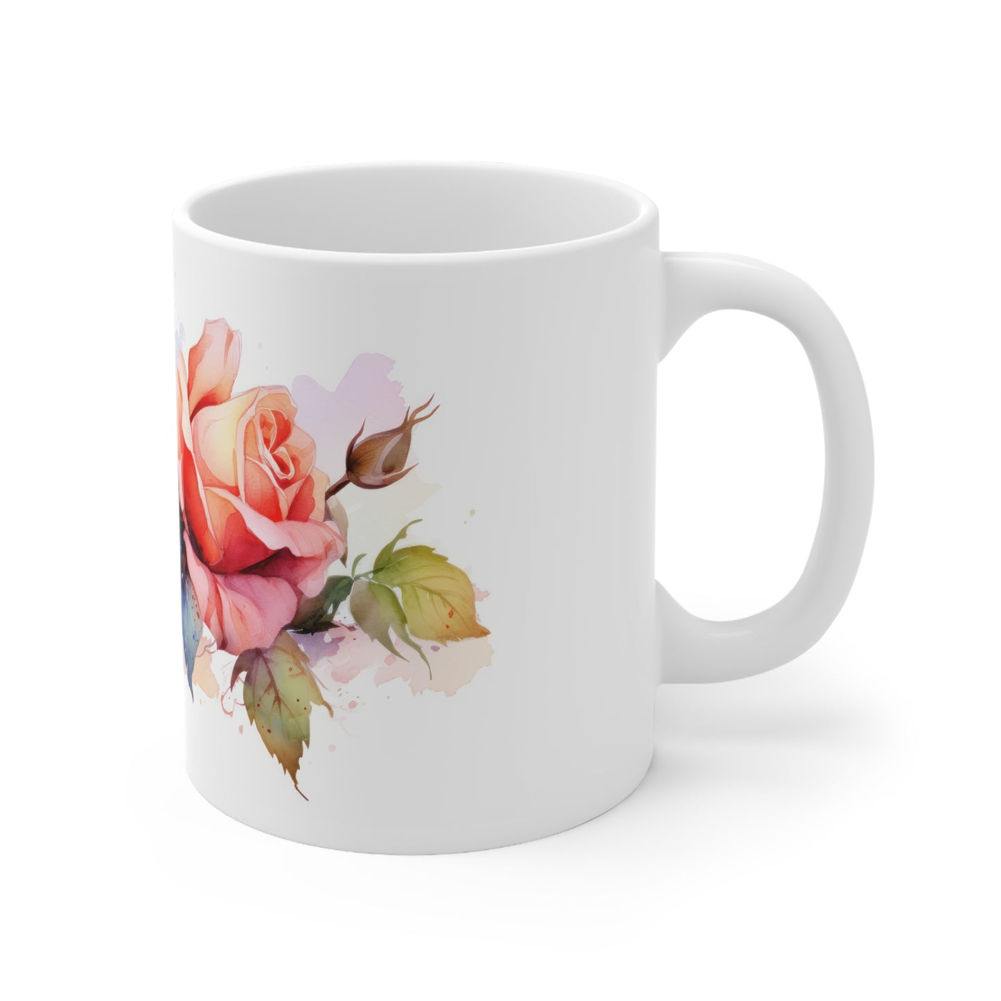 Rose Blossom Ceramic Mug