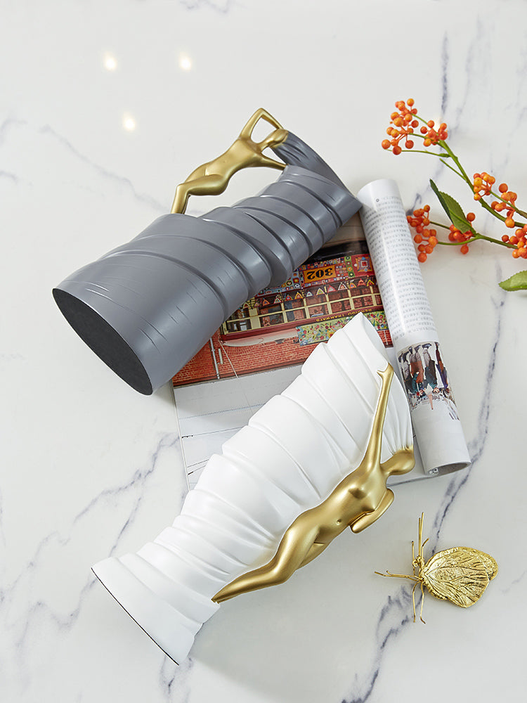 twister modern art vase decor