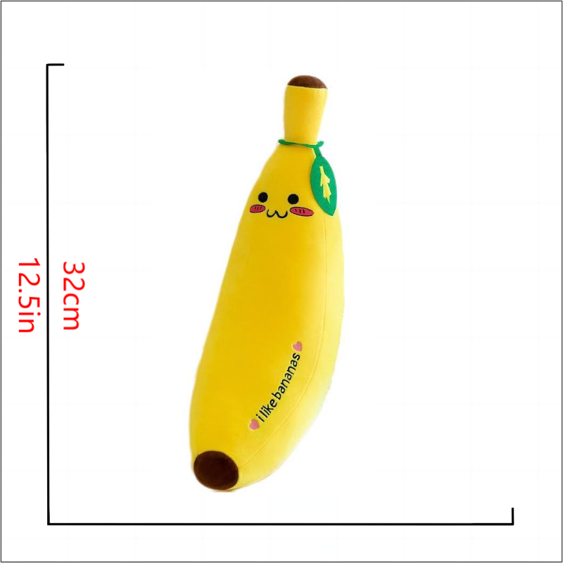 Yellow Banana Soft Accent Pillow
