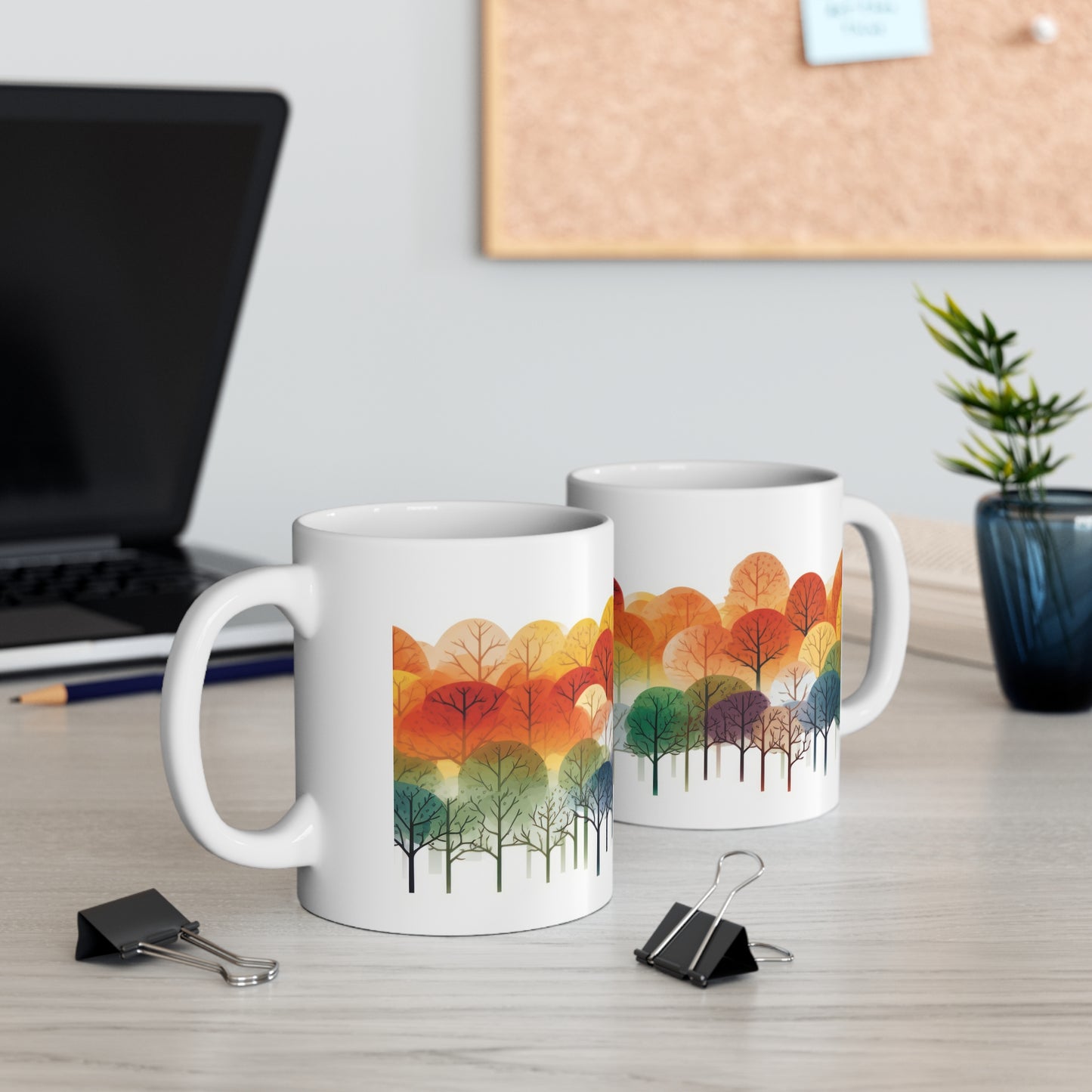 Rainbow Forest Ceramic Mug