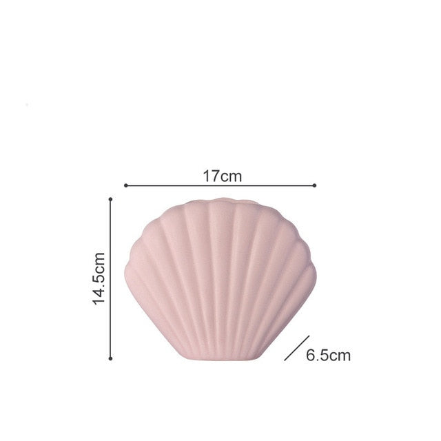 Shell Base Flower Vase Decor freeshipping - khollect