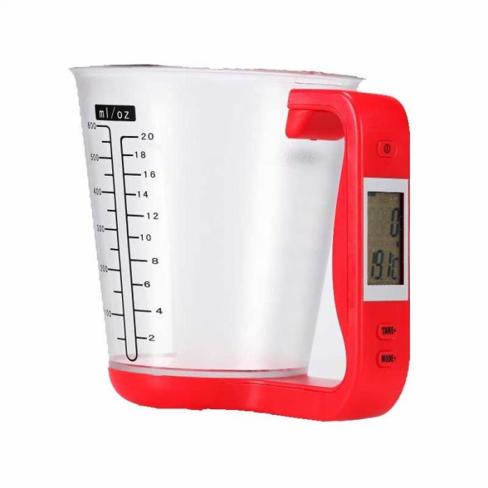 Clear View Electronic Scale Measuring Cup freeshipping - khollect