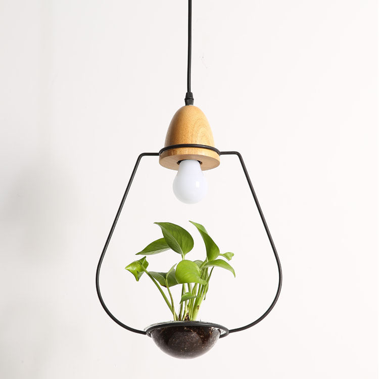 Monochrome Pendant Plant Chandelier freeshipping - khollect