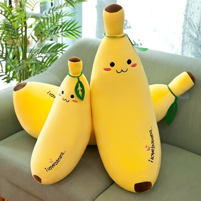 Yellow Banana Soft Accent Pillow