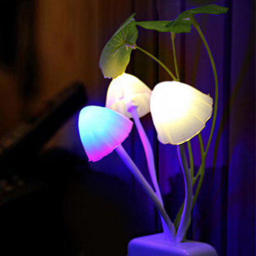 Gradient Color LED Mushroom Sensor Light freeshipping - khollect