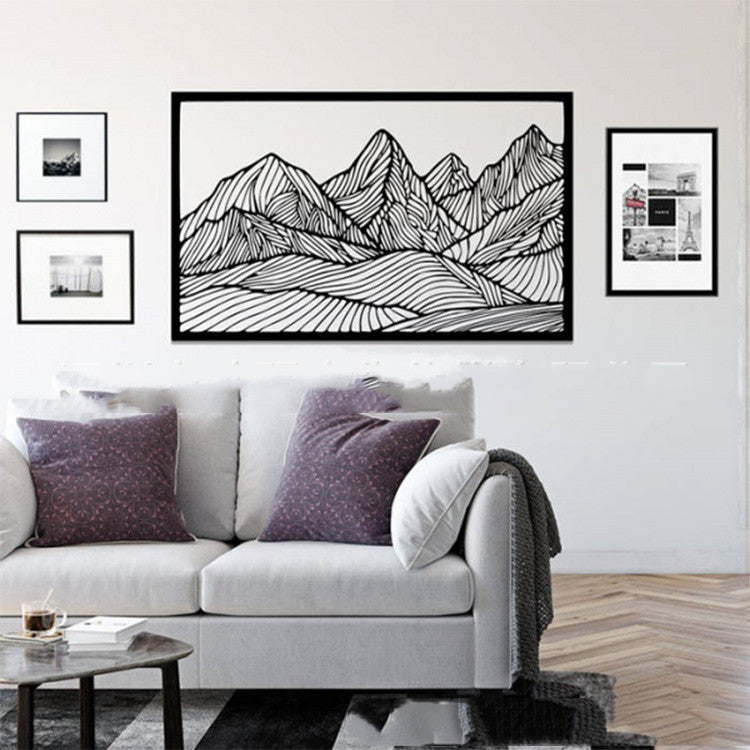 Mountain Wave Metal Art
