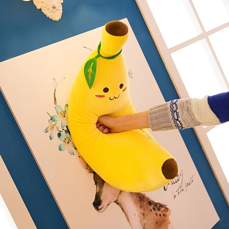 Yellow Banana Soft Accent Pillow