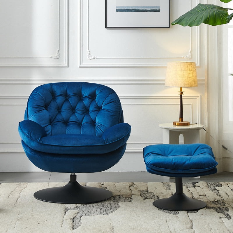 Swivel Ottoman Leisure Lounge Chair