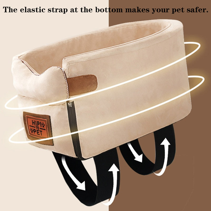 Portable Pet Console Car Seat