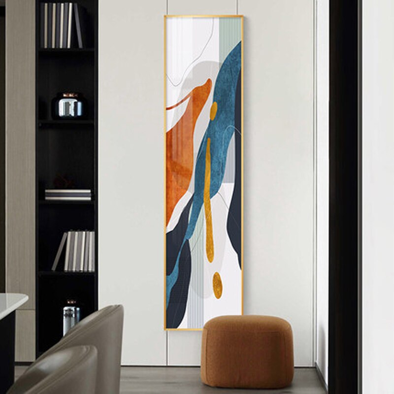 Coral Aura Abstract Canvas Print