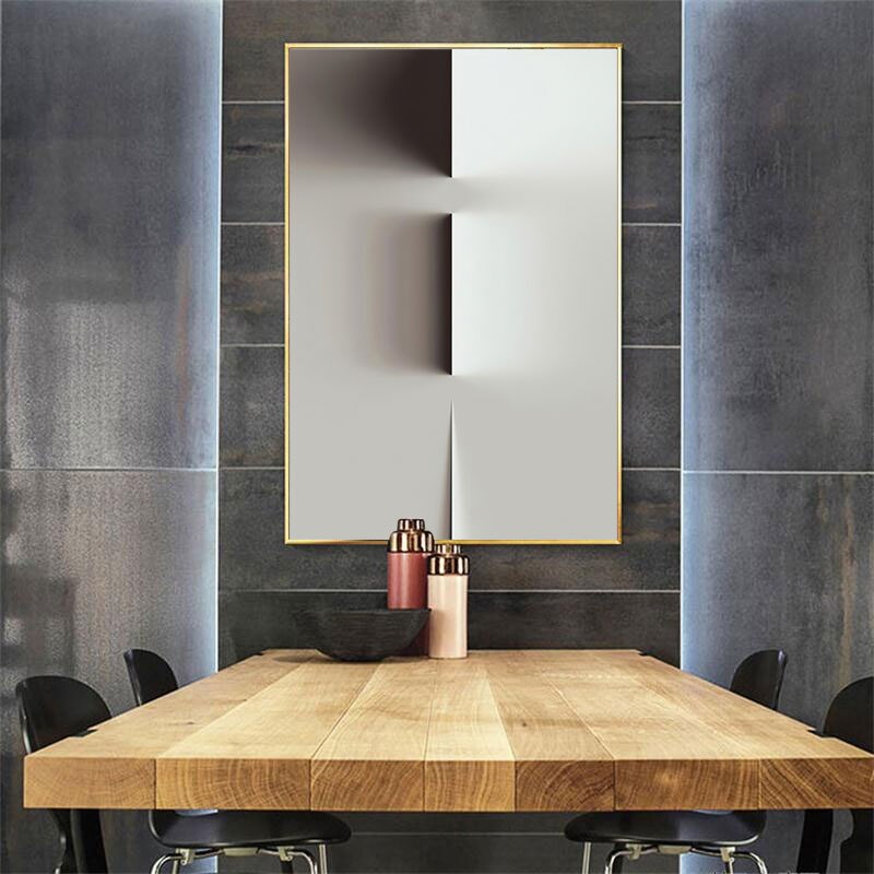 Geometric Tonal Abstract Canvas Art