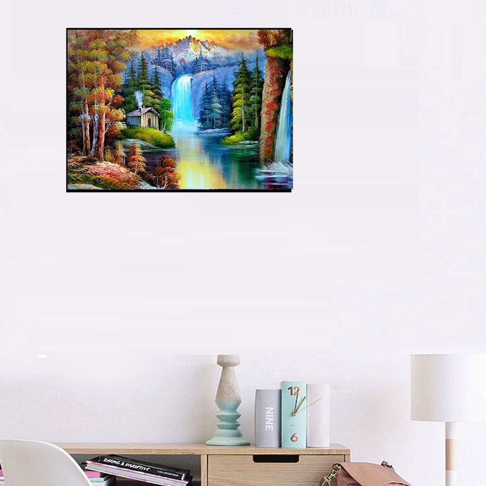 Landscape DIY Mosaic Painting Decor