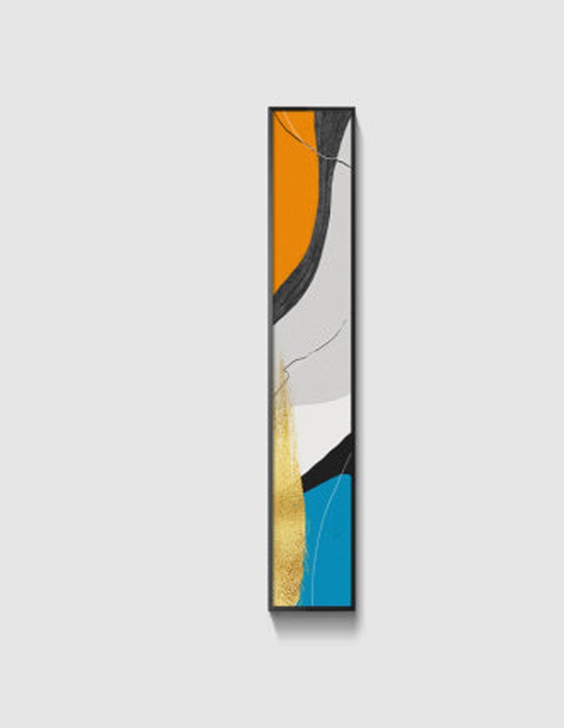Coral Aura Abstract Canvas Print