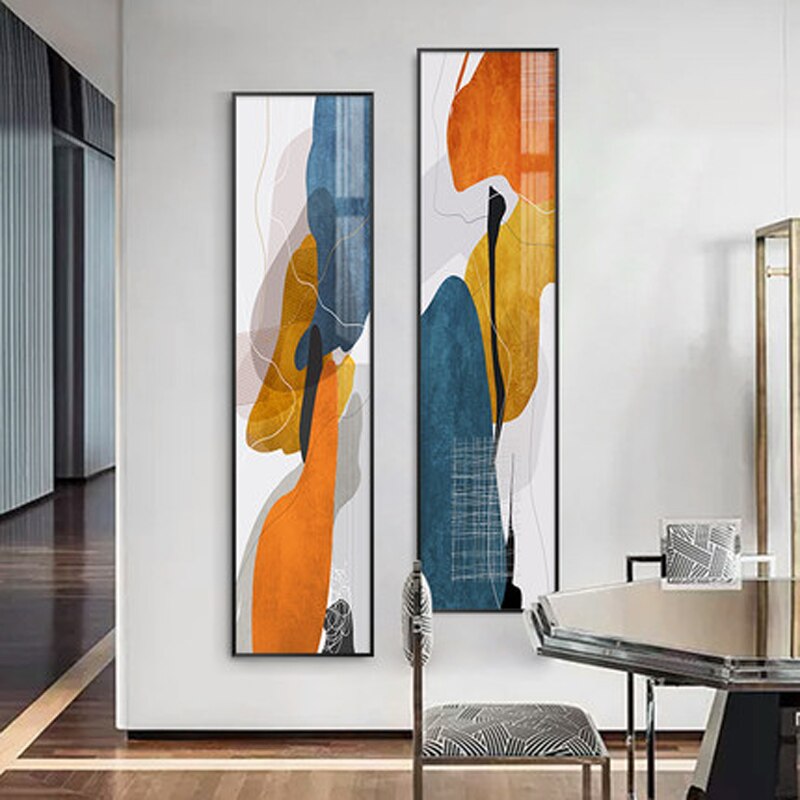 Coral Aura Abstract Canvas Print