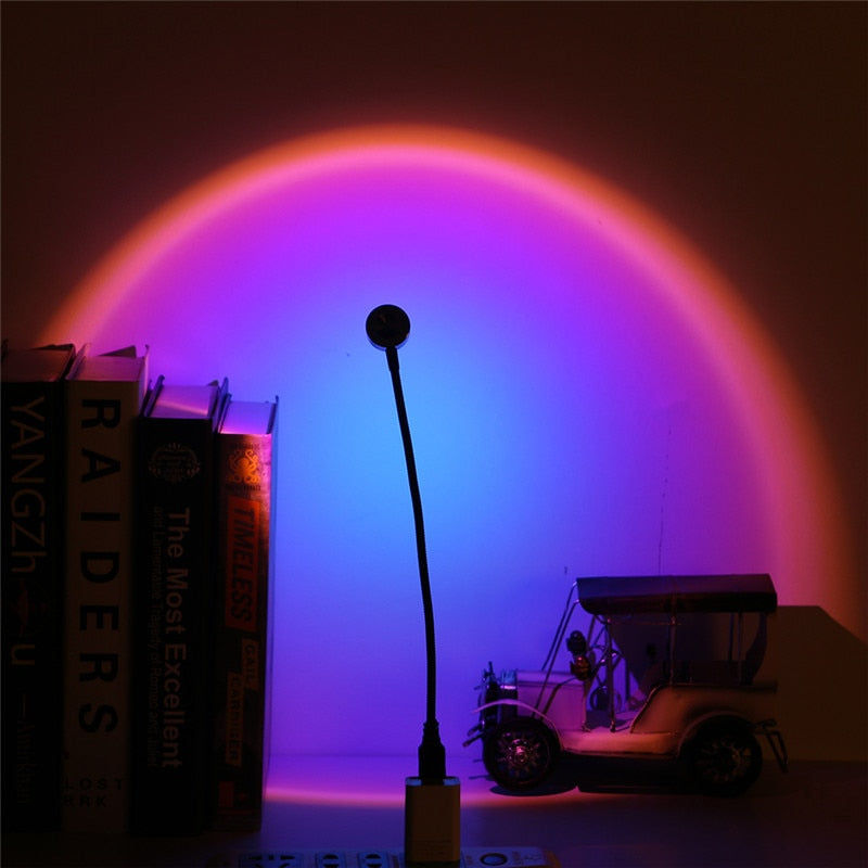 Tropical Sunset Rainbow Lamp