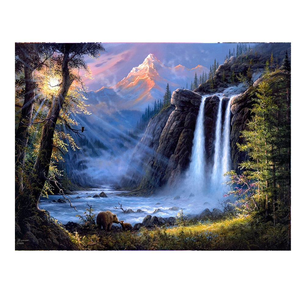 Landscape DIY Mosaic Painting Decor