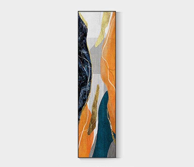 Coral Aura Abstract Canvas Print