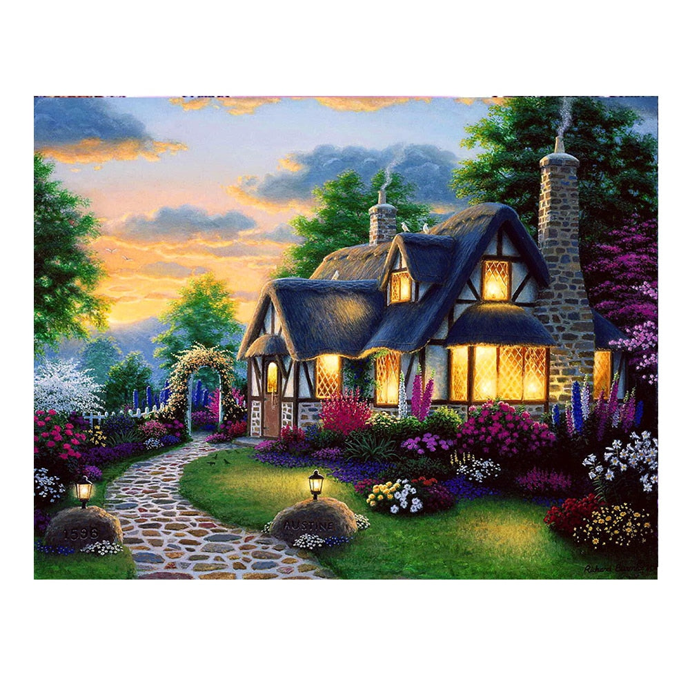 Landscape DIY Mosaic Painting Decor