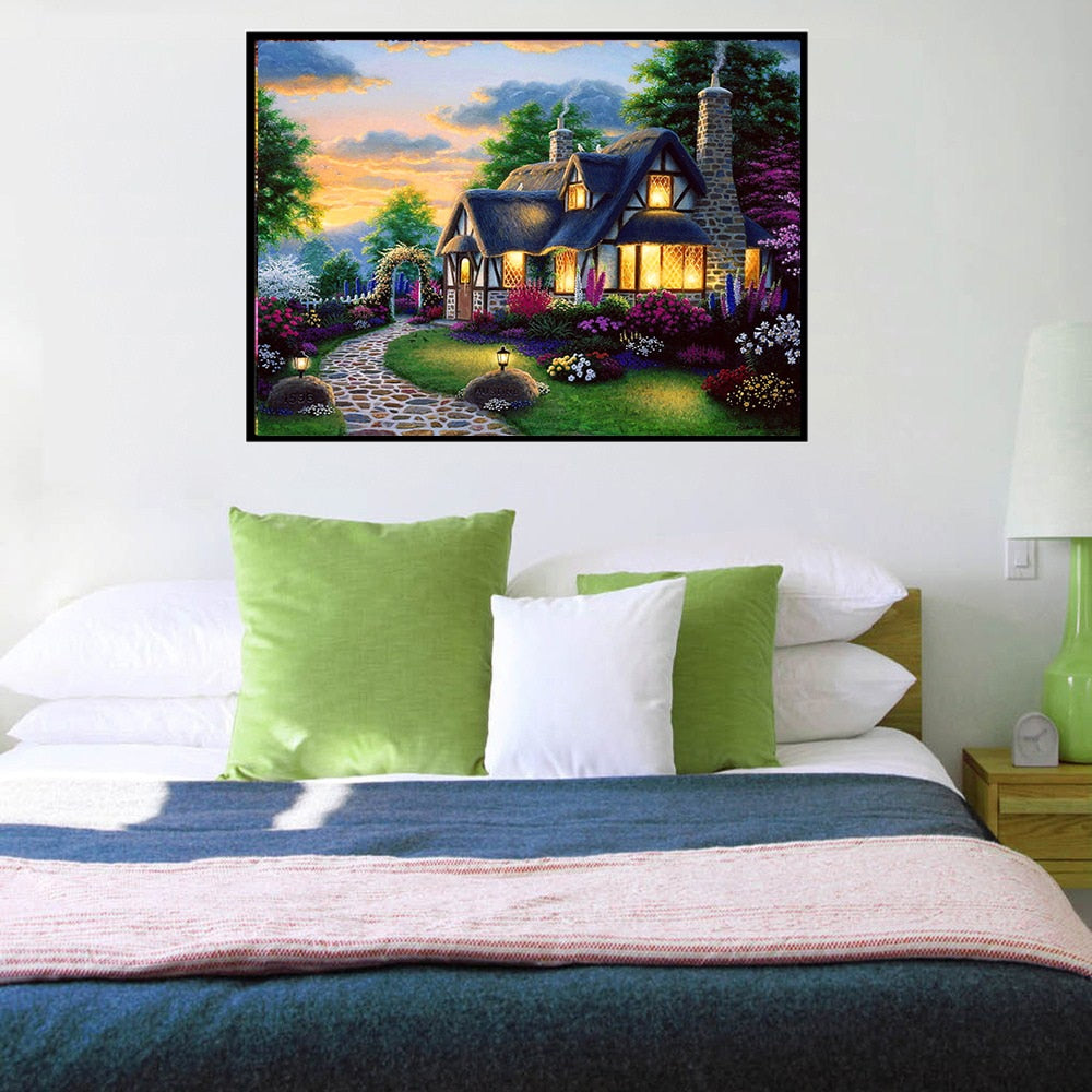 Landscape DIY Mosaic Painting Decor