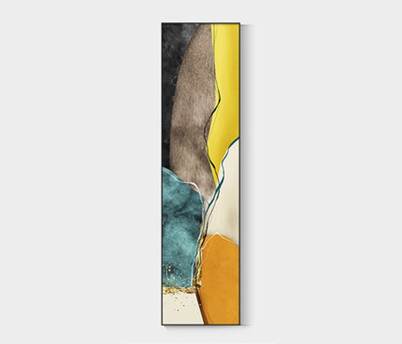 Coral Aura Abstract Canvas Print