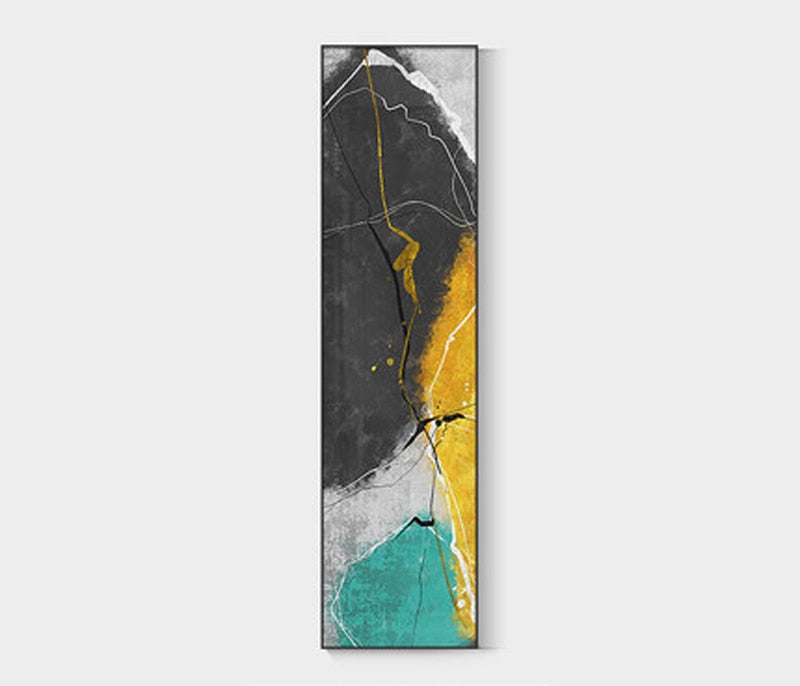Coral Aura Abstract Canvas Print