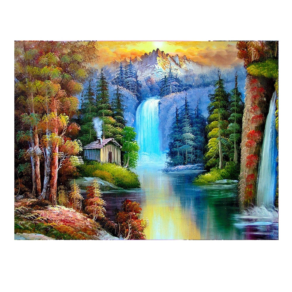 Landscape DIY Mosaic Painting Decor