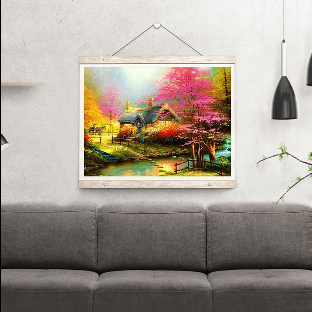 Landscape DIY Mosaic Painting Decor